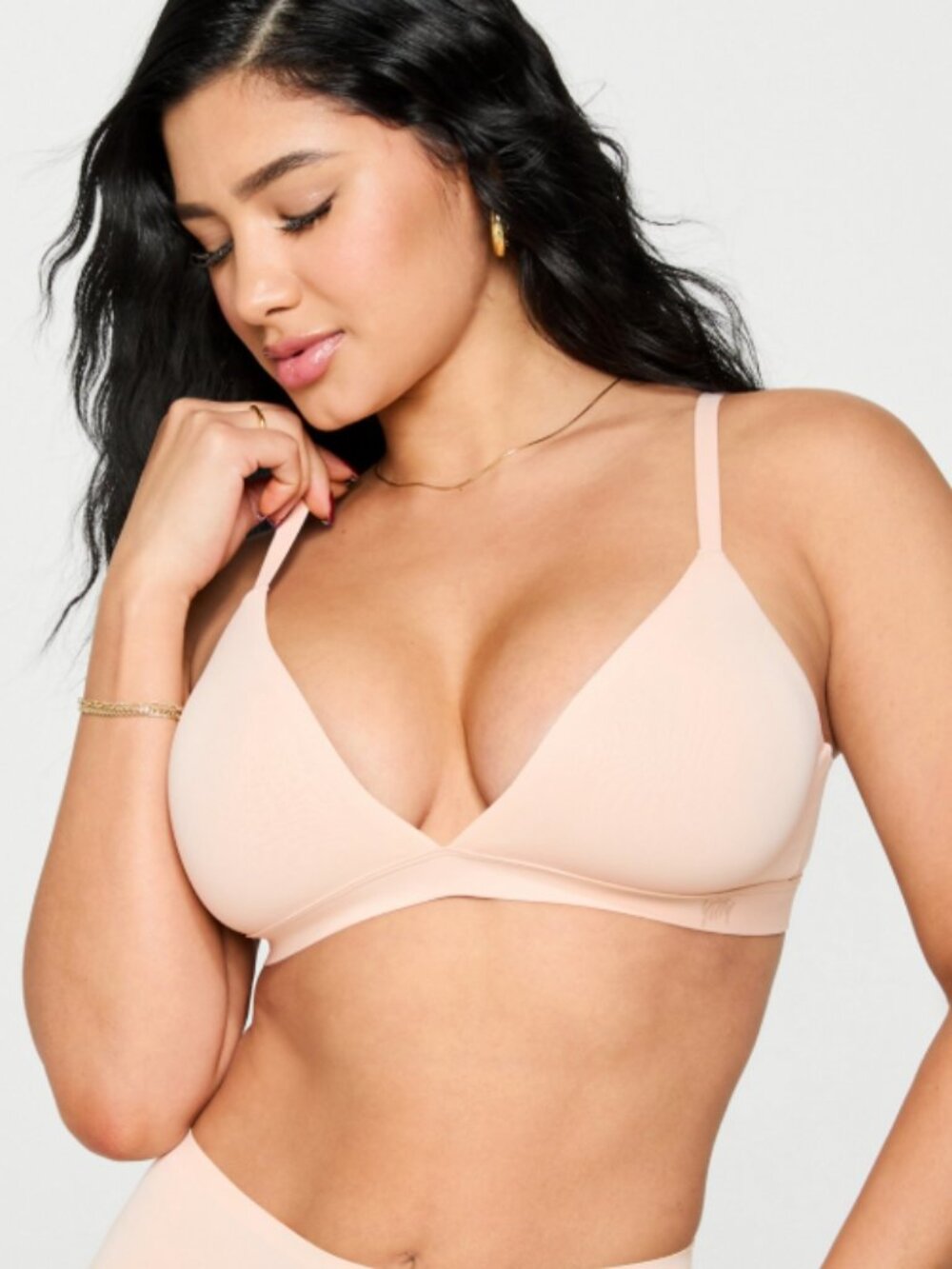 Women’s Fabletic’s Smoothed Reality Triangle Bralette Size Small
